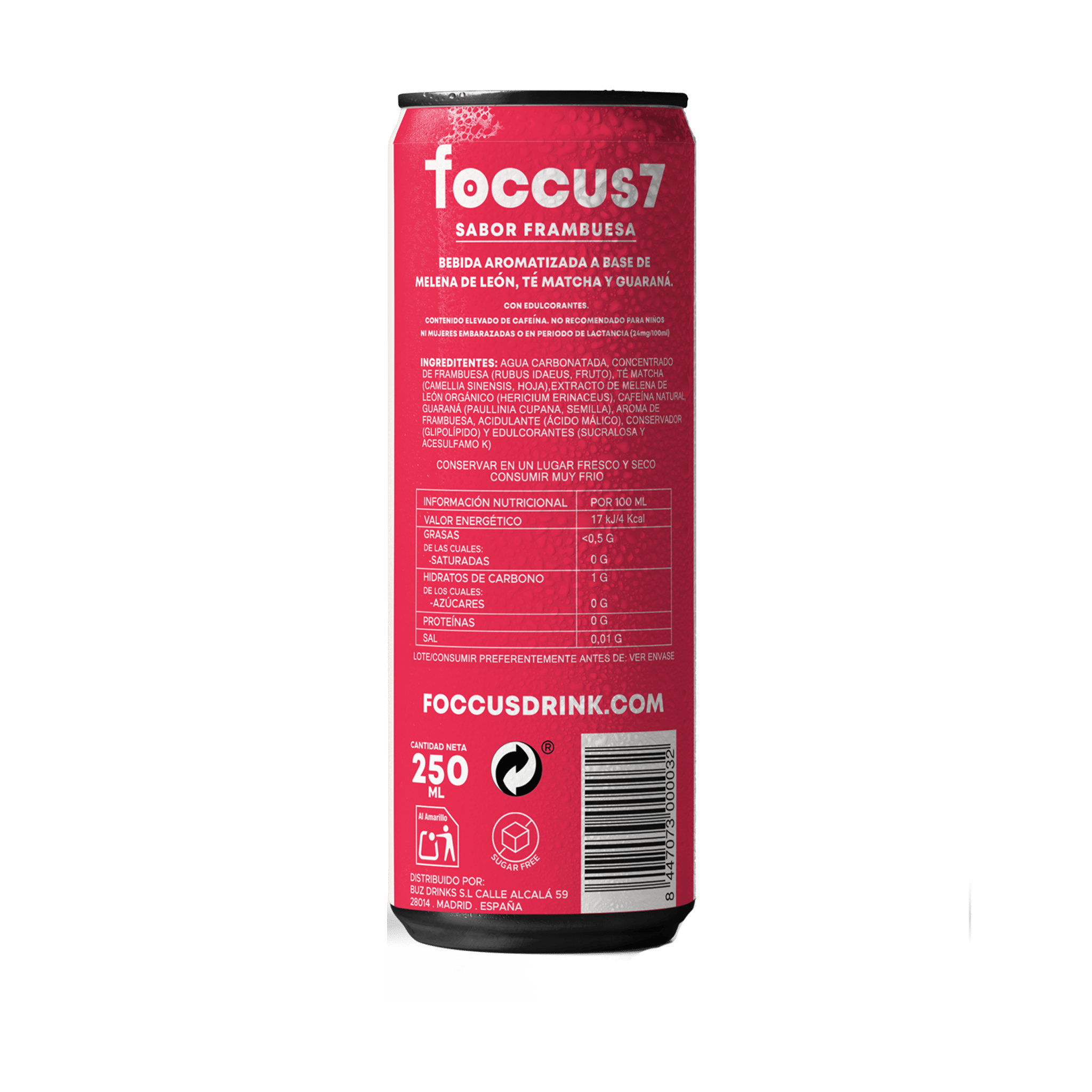 Image of foccus frambuesa - FOCCUS DRINK